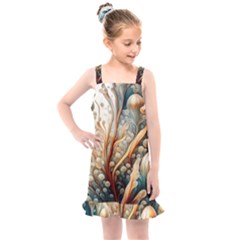 Undersea Dreams Saltwater Ocean Kids  Overall Dress by Apenda