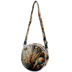 Undersea Dreams Saltwater Ocean Crossbody Circle Bag by Apenda