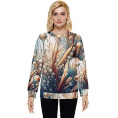 Undersea Dreams Saltwater Ocean Hidden Pocket Sweatshirt