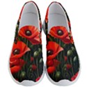 Flowers Poppies Bloom Blossom Art Men s Lightweight Slip Ons View1