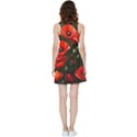 Flowers Poppies Bloom Blossom Art Inside Out Reversible Sleeveless Dress View4