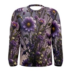 Flower Bloom Blossom Nature Flora Men s Long Sleeve T-shirt by Apenda