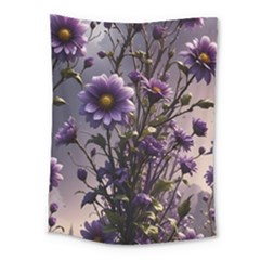 Flower Bloom Blossom Nature Flora Medium Tapestry