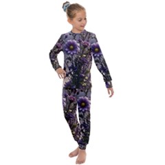 Flower Bloom Blossom Nature Flora Kids  Long Sleeve Set 