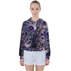 Flower Bloom Blossom Nature Flora Women s Tie Up Sweat