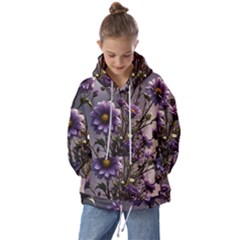 Flower Bloom Blossom Nature Flora Kids  Oversized Hoodie