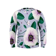 Flowers Petals Blossom Flora Kids  Sweatshirt