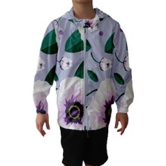 Flowers Petals Blossom Flora Kids  Hooded Windbreaker