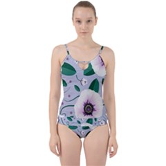 Flowers Petals Blossom Flora Cut Out Top Tankini Set by Apenda