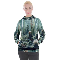 Underwater Coral Life Women s Hooded Pullover