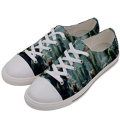 Underwater Coral Life Women s Low Top Canvas Sneakers by Apenda