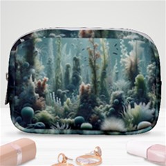 Underwater Coral Life Make Up Pouch (small) by Apenda