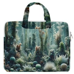 Underwater Coral Life Macbook Pro 15  Double Pocket Laptop Bag  by Apenda