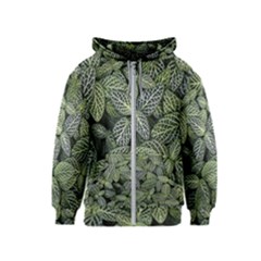 Leaves Foliage Botany Plant Kids  Zipper Hoodie