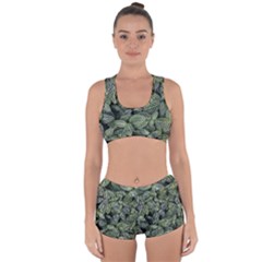 Leaves Foliage Botany Plant Racerback Boyleg Bikini Set