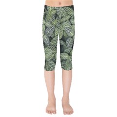 Leaves Foliage Botany Plant Kids  Capri Leggings 