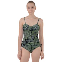 Leaves Foliage Botany Plant Sweetheart Tankini Set