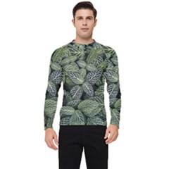 Leaves Foliage Botany Plant Men s Long Sleeve Rash Guard