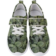 Leaves Foliage Botany Plant Men s Velcro Strap Shoes