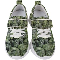 Leaves Foliage Botany Plant Kids  Velcro Strap Shoes