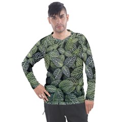 Leaves Foliage Botany Plant Men s Pique Long Sleeve T-shirt