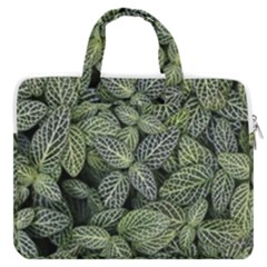 Leaves Foliage Botany Plant Macbook Pro 13  Double Pocket Laptop Bag