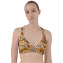 Leaf Yellow Point Flower White Sweetheart Sports Bra View1