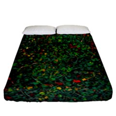 Grass Nature Meadow Fitted Sheet (queen Size) by Hannah976