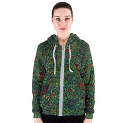 Grass Nature Meadow Women s Zipper Hoodie