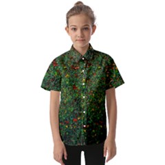 Grass Nature Meadow Kids  Short Sleeve Shirt