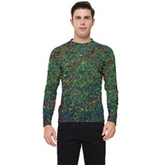 Grass Nature Meadow Men s Long Sleeve Rash Guard