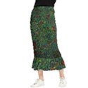 Grass Nature Meadow Maxi Fishtail Chiffon Skirt View1