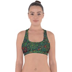 Grass Nature Meadow Cross Back Hipster Bikini Top  by Hannah976