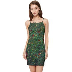 Grass Nature Meadow Summer Tie Front Dress