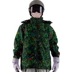 Grass Nature Meadow Women s Zip Ski And Snowboard Waterproof Breathable Jacket