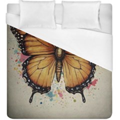 Butterflies of motivation Duvet Cover (King Size)