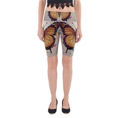 Butterflies of motivation Yoga Cropped Leggings