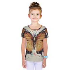 Butterflies of motivation Kids  One Piece T-Shirt