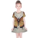 Butterflies of motivation Kids  Simple Cotton Dress View1