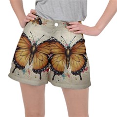 Butterflies Of Motivation Women s Ripstop Shorts by customfabrics