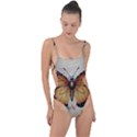 Butterflies of motivation Tie Strap One Piece Swimsuit View1