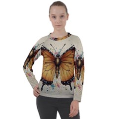 Butterflies of motivation Women s Long Sleeve Raglan T-Shirt