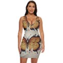 Butterflies of motivation Draped Bodycon Dress View1