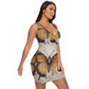 Butterflies of motivation Draped Bodycon Dress View3