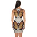 Butterflies of motivation Draped Bodycon Dress View4