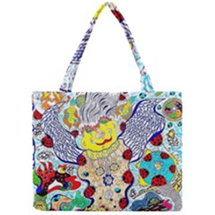 Supersonic Ladybug Angel Power Mini Tote Bag by chellerayartisans