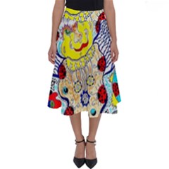 Supersonic Ladybug Angel Power Perfect Length Midi Skirt by chellerayartisans