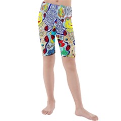 Supersonic Ladybug Angel Power Kids  Mid Length Swim Shorts