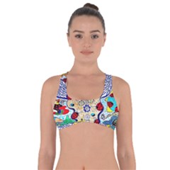 Supersonic Ladybug Angel Power Got No Strings Sports Bra by chellerayartisans