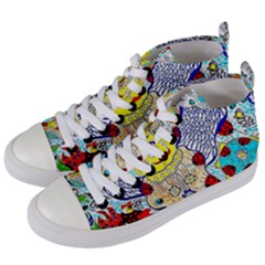 Supersonic Ladybug Angel Power Women s Mid-top Canvas Sneakers